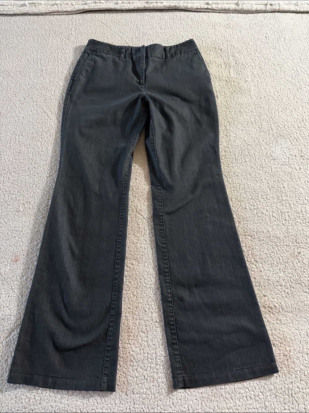 J. Jill Black Flare Jeans - Wide Leg Size 6